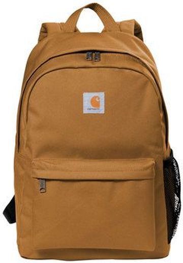 Carhartt 21L Canvas Water Repellent (DWR) Backpack - 17.5"h x 12"w x 6"l